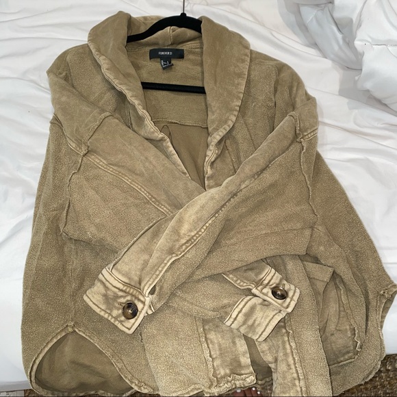 high low patch pocket jacket
